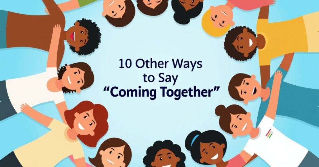 10 Other Ways to Say “Coming Together”