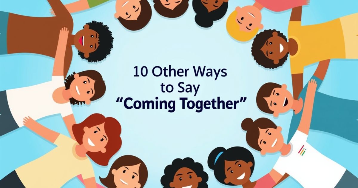 10 Other Ways to Say “Coming Together”